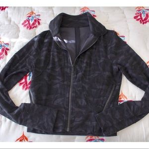 Black Camouflage Lululemon Jacket